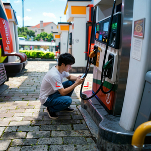 Thời gian thực báo động trốn tránh làm việc để chơi trên một nhận dạng điện thoại thông minh trạm xăng giám sát tương thích NVR mạng Máy ảnh ai hộp - Product Image 1