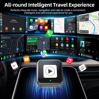 Adaptador Inalámbrico Portátil JMC para Carplay y Android Auto, 1 Año de Garantía, Compatible con Google Maps y Música, para Skoda Golf y Otros Autos