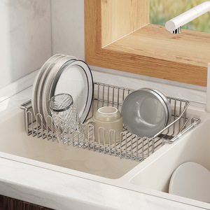Égouttoir de cuisine extensible en acier inoxydable 304, panier de vidange, égouttoir à légumes, égouttoir à vaisselle - Product Image 3