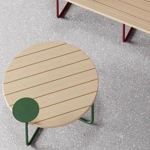 Ensemble de jardin en aluminium et teck, résistant à l'eau, pour villa, cour et parc - Product Image 3