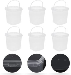 Contenedor de Plástico Transparente con Tapa Hermética, Libre de BPA, de 300ML/500ML/1L/2L/3L/5L, para Almacenamiento de Alimentos a Granel - Product Image 2