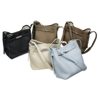 Sac seau en cuir véritable SHX personnalisé pour femme - Forme hobo souple, bandoulière réglable, grande capacité, léger, pour tous les jours