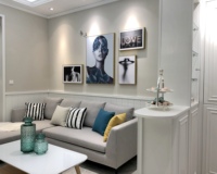 Peinture décorative sur toile à l'huile, style rétro français vintage, micro-pulvérisation artistique, pour fond de canapé de salon intérieur, cadre en aluminium