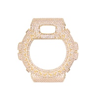 Diamantprüfer-geprüfte VVS Moissanite Iced Out Cross Uhrenlünette Luxus Buss Down Religiöse Uhrengehäuseteile für DW6900