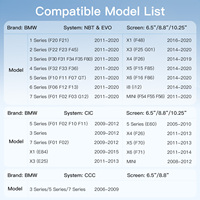 Module sans fil Apple CarPlay Android Auto Smart pour BMW CCC CIC Nbt EVO System F30 F31 3 Series 2013-2018 Radio multimédia