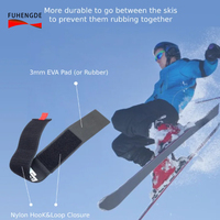 Sangle Ski Fixation Dispositif Équipement De Protection Ensemble Magic Tape Sewable Dyeable Cuttable Anti-Slip pour Hommes