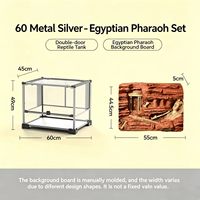 Terrarium en verre moderne et écologique pour reptiles, anti-évasion, empilable, pour Dragon barbu, Python boule, Gecko léopard, Serpent maïs - Vente en gros