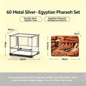 Terrarium en verre moderne et écologique pour reptiles, anti-évasion, empilable, pour <span class=keywords><strong>Dragon</strong></span> barbu, Python boule, Gecko léopard, Serpent maïs - Vente en gros - Product Image 4