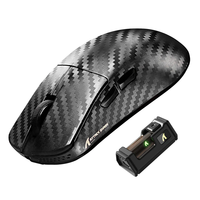 Souris de jeu sans fil tri-mode ATTACK SHARK R11ULTRA, coque en fibre de carbone, PAW3950MAX, 42000 DPI, taux de polling 8000 Hz, ultra-légère 49 g