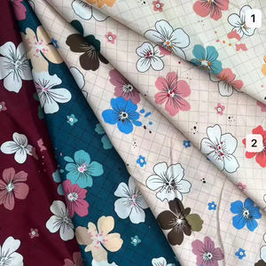 ชุดเดรสสตรีพิมพ์ลายผ้า5% โพลีเอสเตอร์95% น้ำหนักเบาผ้าสแปนเด็กซ์4ทาง - Product Image 1