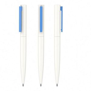 Stylo bille en plastique de Wenzhou avec pointe rigide, multicolores, largeur d'écriture 1,0 mm - Product Image 3