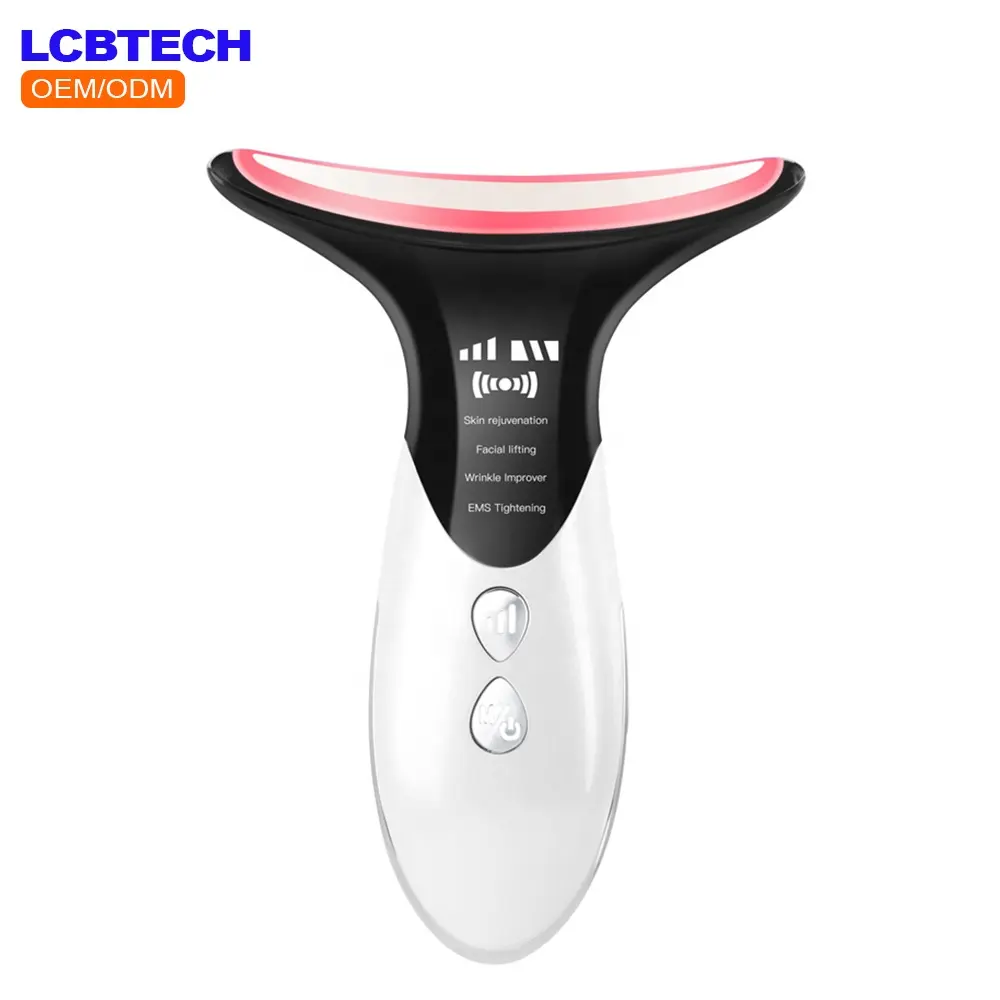 Portable Electric Neck Massager Reduce Double Chin Neck And Face Lifting Tool for Women Rechargeable EMS Beauty Neck Instrument