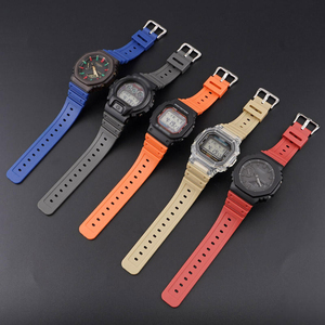 Expédition rapide, bracelets de montre en caoutchouc TPU de 16 mm, remplaçables, pour <span class=keywords><strong>Casio</strong></span> GA2100 DW6900, bracelet de montre en résine - Product Image 6