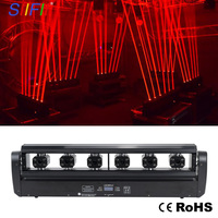 Lumière laser RGB 150W à 6 faisceaux DMX512, éclairage de scène laser couleur pleine pour DJ, club, mariage, spectacle