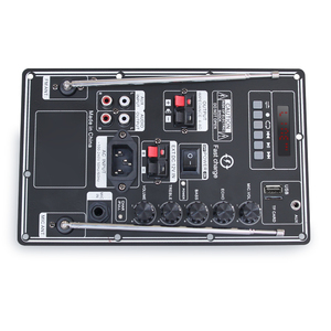 Amplificateur vocal extérieur Craftsman avec micro sans fil FM, alimentation double 12V/220V, charge rapide, carte d'amplification karaoké - Product Image 1