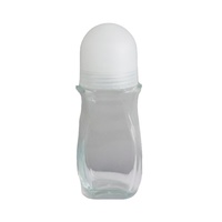 Vente en gros de flacons à bille en verre vides pour huile essentielle de massage de 20, 30, 50, 60, 80 ml avec couvercle