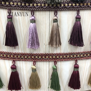 Flecos Decorativos de Poliéster al por Mayor, Adornos <span class=keywords><strong>para</strong></span> Cortinas, Cenefas, Cojines, Sofás, Nuevo, Hecho a Mano en China, TIANYUN - Product Image 5