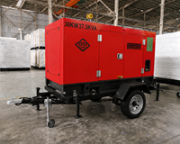 Groupe électrogène silencieux au gaz naturel 200 kVA 480 V 60 Hz avec démarrage automatique ATS et télécommande pour applications industrielles, champs pétrolifères et mines