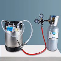 Pompe de Fermentation Secondaire 70W DC12V pour Bière, Pompe de Circulation de Bière Carbonatée, Dispositif d'Aération en Ligne pour Miel, Jus et Fabrication de Bière