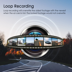 Biểu tượng tùy chỉnh UHD 4K Sony IMX 415 Night Vision DVR Máy ảnh xe với 1080P phía sau máy ảnh được xây dựng trong GPS & Wifi - Product Image 6