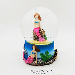 Custom 3D Souvenir Resin Beach Turtle <strong>Snow</strong> <strong>Globe</strong> <strong>Wholesale</strong> Theme Place Polyresin Sea World Tourist Souvenir Dolphin Water <strong>Globe</strong> - Product Image 5