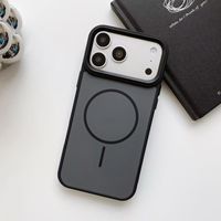 Étui magnétique antichoc mat de luxe pour iPhone 17 16 15 14 13 12 Pro Max et Samsung S26 Ultra, coque de téléphone Android