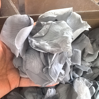 Vente d'usine - Pétales de fleurs naturelles parfumées, blanches, biologiques et préservées, couleurs rose et bleu, boîte carrée de Noël 10g, confettis de mariage