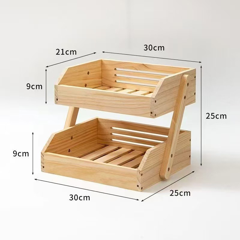 Double-layer drain basket storage rack