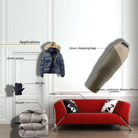 Rembourrage en duvet de canard 90 %, duvet et plumes naturels blancs, pour édredons, oreillers, vestes et plus encore, douceur ultra-épanouie