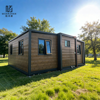 Maison conteneur extensible pour petite famille, villa préfabriquée mobile de 20FT 40FT avec 3 chambres