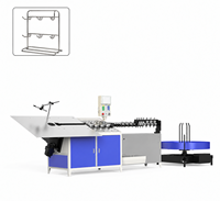 Machine de pliage automatique CNC 2D à 4 axes pour fils métalliques (acier inoxydable, laiton, aluminium) de 6 à 12 mm, personnalisable