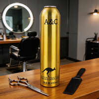 Bouteille pulvérisateur cosmétique cylindrique en aluminium 100ml 450ml, laquée mate, légère, résistante à la corrosion, avec bouchon couronne, pour protection solaire et stylisation