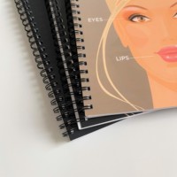 Livres de maquillage, impression de calendrier, agenda en spirale