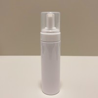Distributeur de savon cosmétique pour animaux de compagnie Ruisheng Fj02 personnalisé, flacon cylindrique en plastique avec pompe à mousse, impression sérigraphique, directement de l'usine