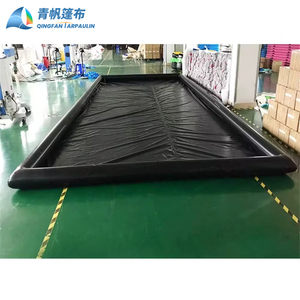 Alas Penampung Air Cuci Mobil dari PVC Ringan, Anti Air, Ramah Lingkungan, Tenun Polos, Tahan UV - Product Image 1