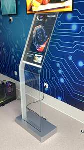 Pantalla táctil de suelo de pie personalizada de 30, pantalla Oled transparente, pantalla de señalización Digital de 1080P para cafetería, Hotel, tienda comercial de <span class=keywords><strong>Plaza</strong></span> - Product Image 4