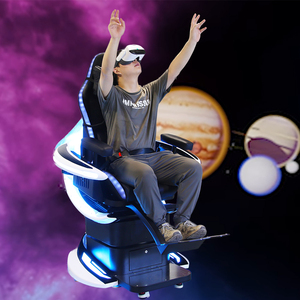 YHY VR Motion Flight Simulator <span class=keywords><strong>Réalité</strong></span> <span class=keywords><strong>virtuelle</strong></span> immersive 9D VR Siège unique Chaise rotative à <span class=keywords><strong>360</strong></span> degrés - Product Image 3