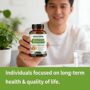 Suplemento de Extrato de Raiz de Astrágalo 20:1 de Força Extra <span class=keywords><strong>OEM</strong></span>/ODM 5000 mg Cápsulas de Astrágalo Suplemento Dietético - Product Image 6