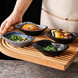 Plato de Porcelana Cerámica Japonesa Retro de 5 Pulgadas para Postres, Semillas de Melón, Bocadillos, <span class=keywords><strong>Sushi</strong></span>, Vajilla para Hotel y Restaurante, Venta al Por Mayor - Product Image 2