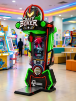 Crazy Boxer Machine de jeu d'arcade de boxe à monnayeur, testeur de force, pour centre de jeux