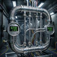Tuyau soufflé métallique sur mesure, direct usine, en acier inoxydable SS316L DN50 PN25, fileté BSP, pour le transport de gaz naturel
