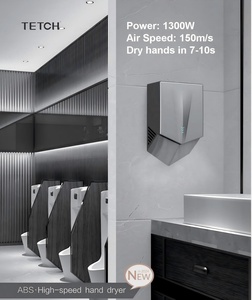 <span class=keywords><strong>Secador</strong></span> <span class=keywords><strong>de</strong></span> <span class=keywords><strong>Manos</strong></span> Eléctrico Automático <span class=keywords><strong>de</strong></span> Alta Velocidad TETCH K2022, Certificado CE, Plástico ABS, 1300W, Doble Aspas <span class=keywords><strong>de</strong></span> Aire en Forma <span class=keywords><strong>de</strong></span> V, para Baño - Product Image 5