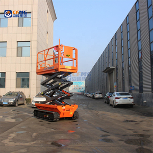 Élévateur à ciseaux hydraulique à batterie Table élévatrice à ciseaux à chenilles autopropulsée Ascenseur à chenilles à vendre - Product Image 2