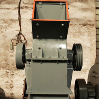 Concasseur à marteaux portable pour verre et céramique à prix abordable, machine de fabrication de sable de pierre, moteur AC, contrôle PLC, moteur à faible bruit, roulement