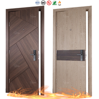 Portes d'entrée en bois ignifugées pour appartements, homologuées WH, 20, 30, 45, 60, 90, 120 minutes, avec cadre, portes intérieures ignifugées pour chambres d'hôtel