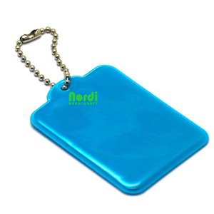 Chất Lượng Hàng Đầu Tùy Chỉnh PVC Phản Quang Keychain <span class=keywords><strong>Key</strong></span> Tag Mềm Nhựa Phản Chiếu Móc Chìa Khóa Với Kim Loại Bóng Chuỗi Đối Với Khuyến Mãi - Product Image 3