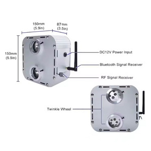 Luces <span class=keywords><strong>de</strong></span> <span class=keywords><strong>Fibra</strong></span> Óptica LED RGBW <span class=keywords><strong>de</strong></span> 0.75mm, 2000 Piezas, 5 Metros <span class=keywords><strong>de</strong></span> Largo + 32w*2, Luces Intermitentes, Control por Aplicación Móvil, Clasificación IP44, Regulables, para Techo - Product Image 4