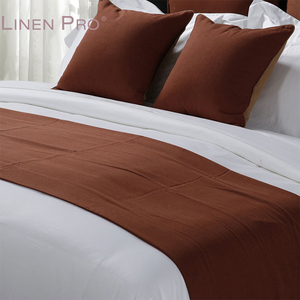 Tùy Chỉnh Logo Khách Sạn Khăn Trải Giường Từ Ấn Độ Được Sử Dụng 100% Cotton Vải Giường <span class=keywords><strong>Sheets</strong></span> Bộ Đồ Giường - Product Image 6