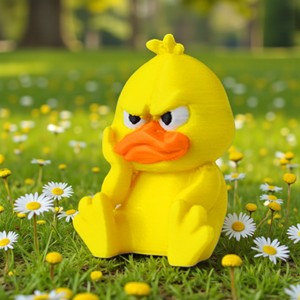 Pato de Vidrio Impreso en 3D, Decoración de Escritorio, Regalo de Cumpleaños Divertido, Bonito y Extraño - Product Image 4