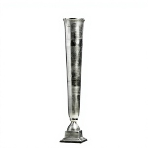 Pots de fleurs circulaires en aluminium personnalisés de qualité supérieure - Design classique de style américain pour la décoration intérieure et l'aménagement paysager - Product Image 5
